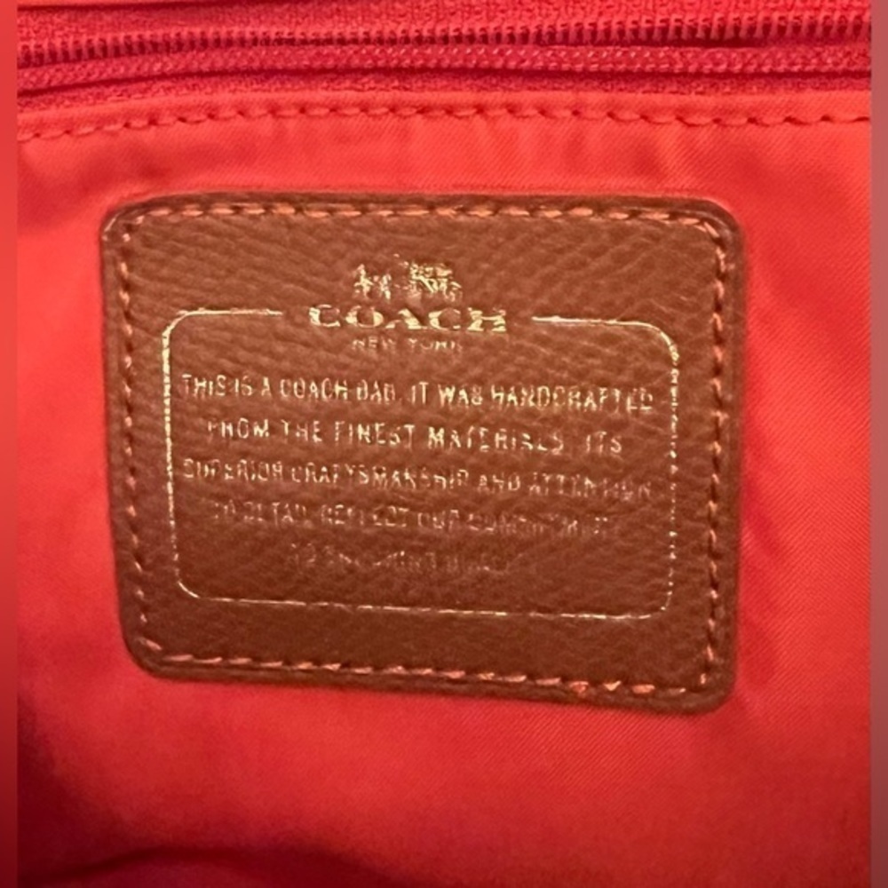 Coach Backpack Red Vintage - Picture 4 of 6